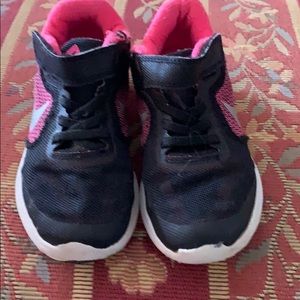 Size 12 girls Nike sneakers